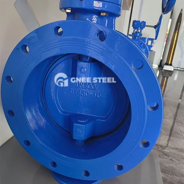 صمامات فراشة عالية الأداء من الصلب الكربوني