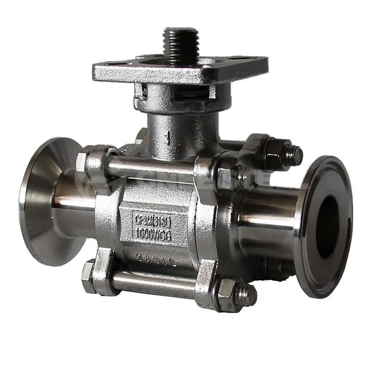 صمام الكرة العائم المكون من 3 قطع